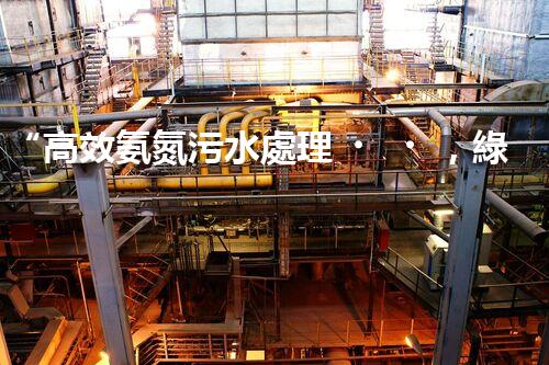 “高效氨氮污水處理，綠色環(huán)保新篇章”